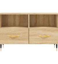 TV-Schrank Sonoma-Eiche 80x36x50 cm Holzwerkstoff