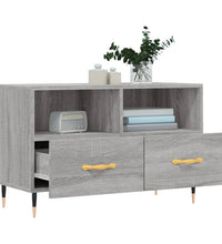 TV-Schrank Grau Sonoma 80x36x50 cm Holzwerkstoff