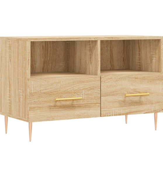 TV-Schrank Sonoma-Eiche 80x36x50 cm Holzwerkstoff