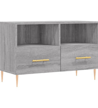 TV-Schrank Grau Sonoma 80x36x50 cm Holzwerkstoff