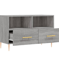 TV-Schrank Grau Sonoma 80x36x50 cm Holzwerkstoff