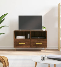 TV-Schrank Braun Eichen-Optik 80x36x50 cm Holzwerkstoff