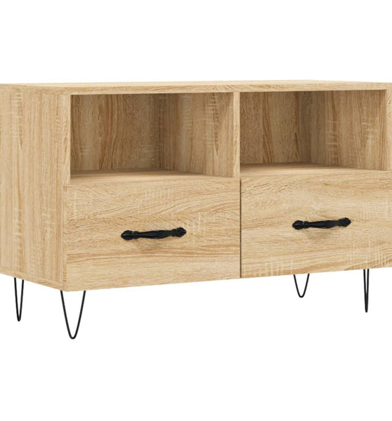 TV-Schrank Sonoma-Eiche 80x36x50 cm Holzwerkstoff