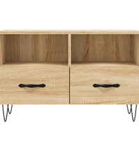 TV-Schrank Sonoma-Eiche 80x36x50 cm Holzwerkstoff