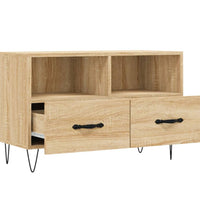 TV-Schrank Sonoma-Eiche 80x36x50 cm Holzwerkstoff