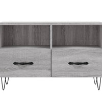 TV-Schrank Grau Sonoma 80x36x50 cm Holzwerkstoff