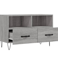 TV-Schrank Grau Sonoma 80x36x50 cm Holzwerkstoff