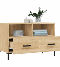 TV-Schrank Sonoma-Eiche 80x36x50 cm Holzwerkstoff