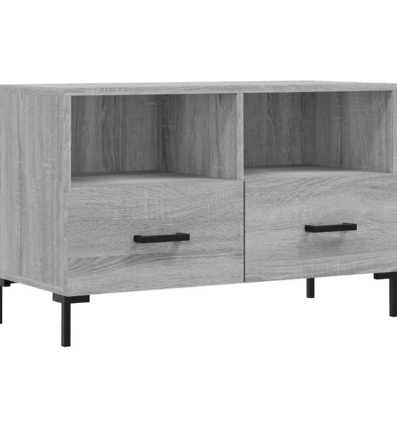 TV-Schrank Grau Sonoma 80x36x50 cm Holzwerkstoff