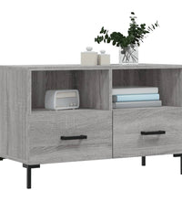 TV-Schrank Grau Sonoma 80x36x50 cm Holzwerkstoff