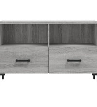 TV-Schrank Grau Sonoma 80x36x50 cm Holzwerkstoff