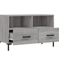 TV-Schrank Grau Sonoma 80x36x50 cm Holzwerkstoff