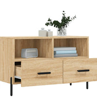 TV-Schrank Sonoma-Eiche 80x36x50 cm Holzwerkstoff