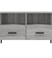 TV-Schrank Grau Sonoma 80x36x50 cm Holzwerkstoff