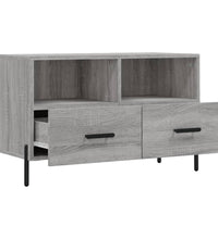 TV-Schrank Grau Sonoma 80x36x50 cm Holzwerkstoff