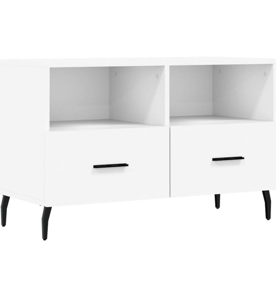 TV-Schrank Weiß 80x36x50 cm Holzwerkstoff