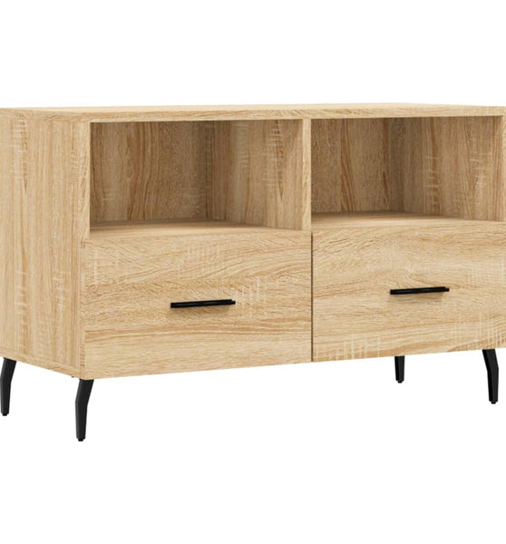 TV-Schrank Sonoma-Eiche 80x36x50 cm Holzwerkstoff