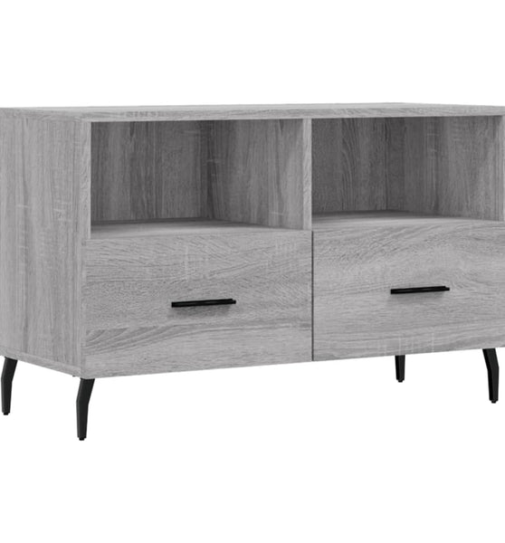 TV-Schrank Grau Sonoma 80x36x50 cm Holzwerkstoff