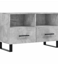 TV-Schrank Betongrau 80x36x50 cm Holzwerkstoff