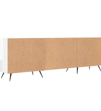 TV-Schrank Hochglanz-Weiß 150x30x50 cm Holzwerkstoff