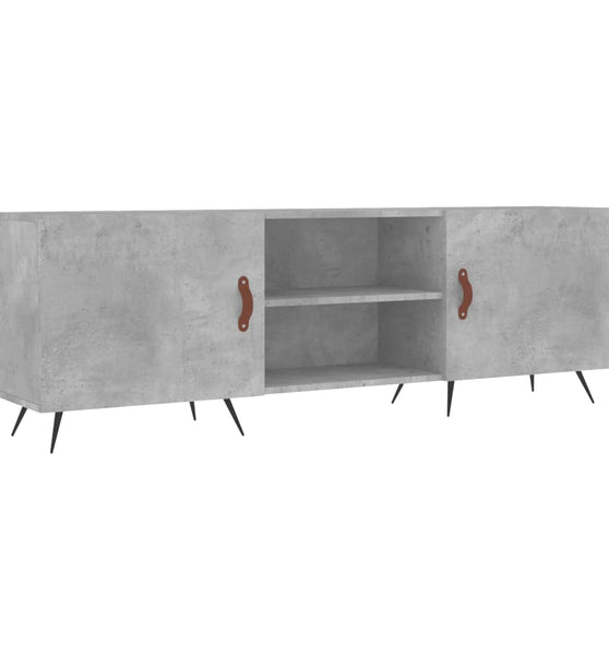 TV-Schrank Betongrau 150x30x50 cm Holzwerkstoff