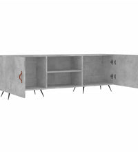 TV-Schrank Betongrau 150x30x50 cm Holzwerkstoff