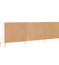 TV-Schrank Hochglanz-Weiß 150x30x50 cm Holzwerkstoff