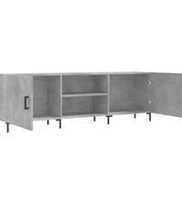 TV-Schrank Betongrau 150x30x50 cm Holzwerkstoff