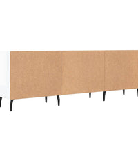 TV-Schrank Hochglanz-Weiß 150x30x50 cm Holzwerkstoff