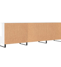 TV-Schrank Hochglanz-Weiß 150x30x50 cm Holzwerkstoff