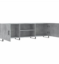 TV-Schrank Betongrau 150x30x50 cm Holzwerkstoff