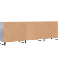 TV-Schrank Betongrau 150x30x50 cm Holzwerkstoff