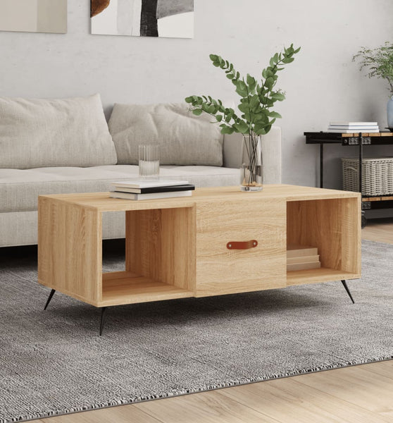 Couchtisch Sonoma-Eiche 102x50x40 cm Holzwerkstoff