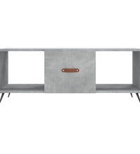 Couchtisch Betongrau 102x50x40 cm Holzwerkstoff