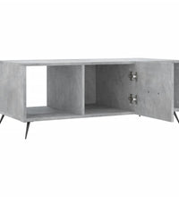 Couchtisch Betongrau 102x50x40 cm Holzwerkstoff