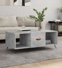 Couchtisch Betongrau 102x50x40 cm Holzwerkstoff