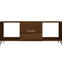 Couchtisch Braun Eichen-Optik 102x50x40 cm Holzwerkstoff
