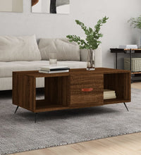 Couchtisch Braun Eichen-Optik 102x50x40 cm Holzwerkstoff