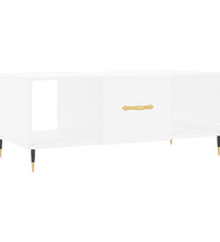 Couchtisch Weiß 102x50x40 cm Holzwerkstoff