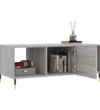 Couchtisch Grau Sonoma 102x50x40 cm Holzwerkstoff