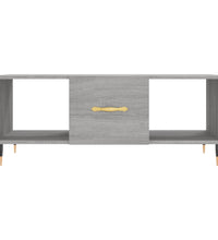 Couchtisch Grau Sonoma 102x50x40 cm Holzwerkstoff