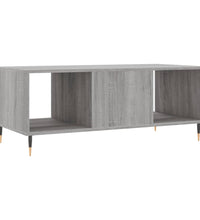Couchtisch Grau Sonoma 102x50x40 cm Holzwerkstoff