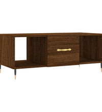 Couchtisch Braun Eichen-Optik 102x50x40 cm Holzwerkstoff