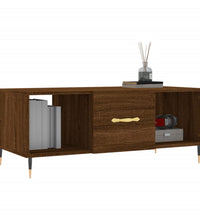 Couchtisch Braun Eichen-Optik 102x50x40 cm Holzwerkstoff