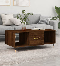 Couchtisch Braun Eichen-Optik 102x50x40 cm Holzwerkstoff