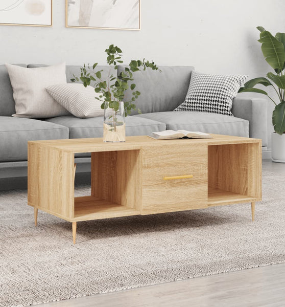 Couchtisch Sonoma-Eiche 102x50x40 cm Holzwerkstoff