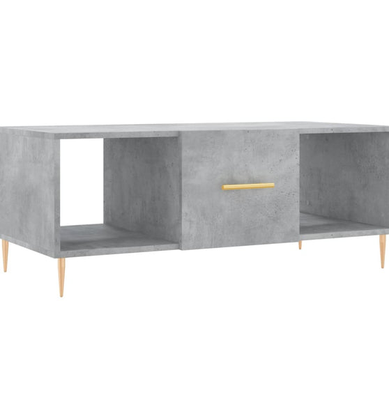 Couchtisch Betongrau 102x50x40 cm Holzwerkstoff
