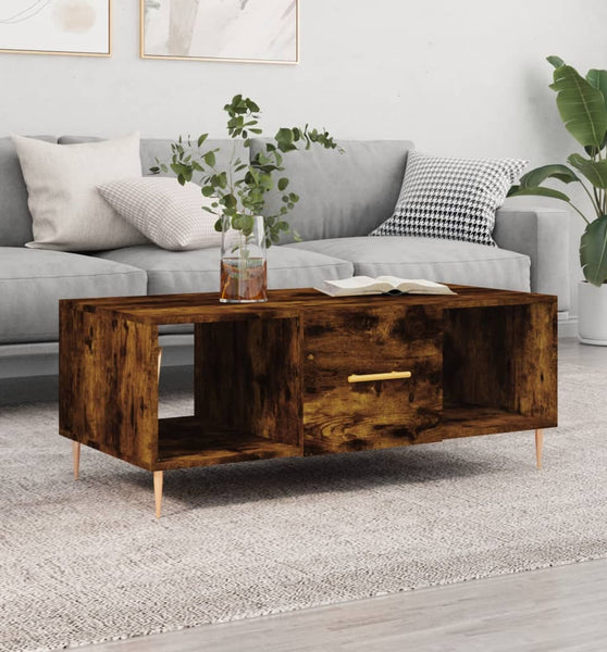 Couchtisch Räuchereiche 102x50x40 cm Holzwerkstoff