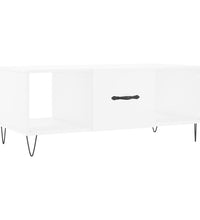 Couchtisch Weiß 102x50x40 cm Holzwerkstoff