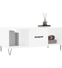 Couchtisch Weiß 102x50x40 cm Holzwerkstoff